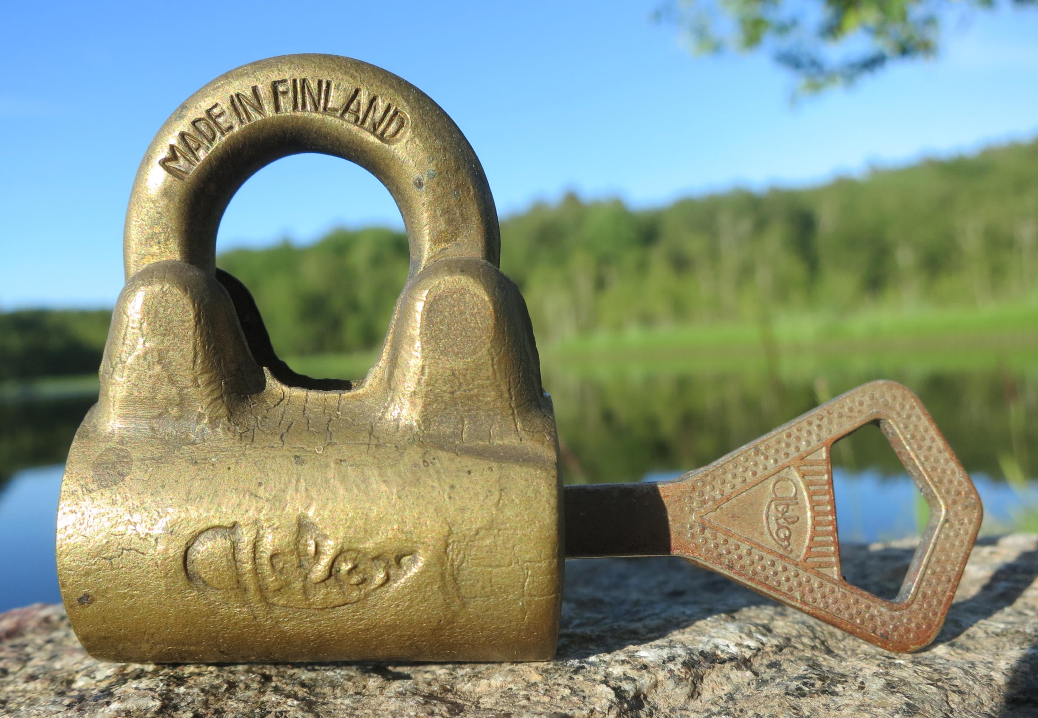 50mm brass padlock
